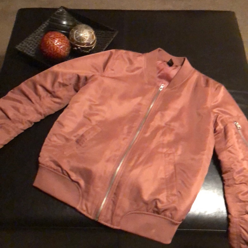 Cute, Lightweight Lined Copper Colored Jacket - image 1